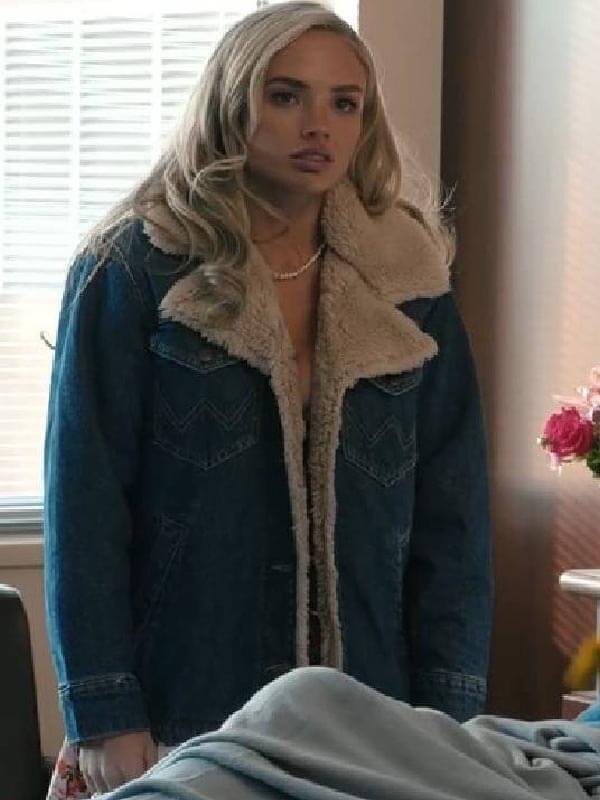 Oreana Jackson  Dutton Ranch S01 Denim Sherpa Jacket