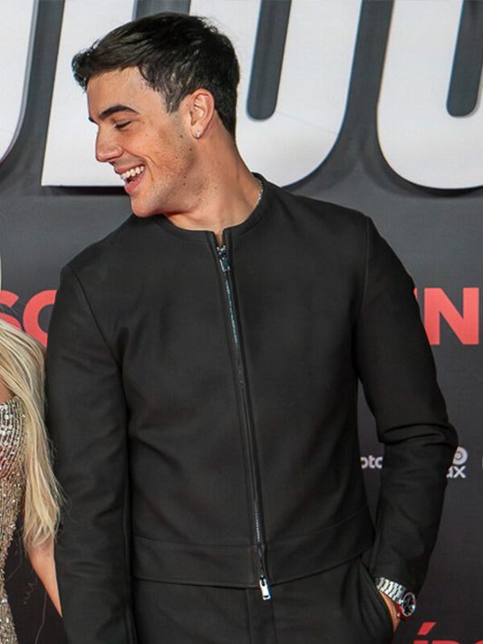 Oscar Casas Idolos 2026 Black Wool Jacket