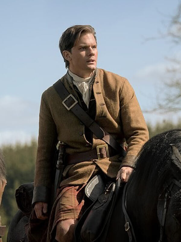 Outlander: Blood of My Blood S01 Jeremy Irvine Brown Jacket