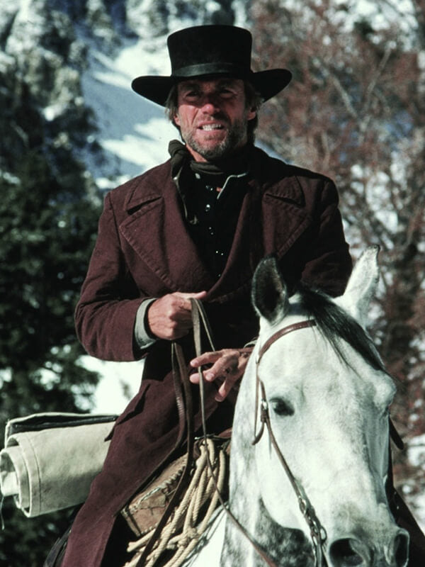 Pale Rider Clint Eastwood Brown Cotton Coat