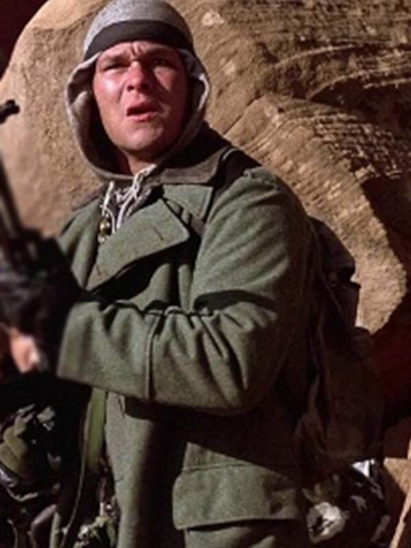 Patrick Swayze Red Dawn 1984 Gray Wool Coat