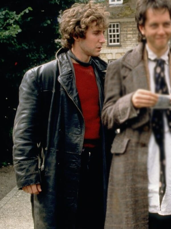 Paul McGann Withnail & I Marwood Black Leather Coat