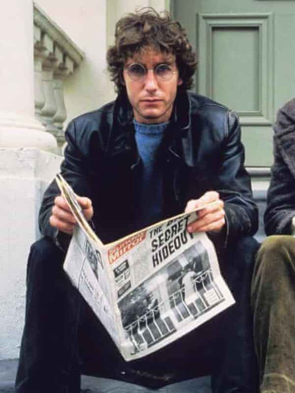 Paul McGann Withnail & I Marwood Black Leather Coat