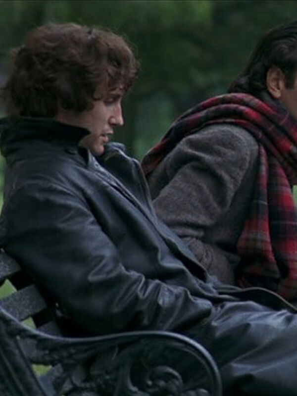Paul McGann Withnail & I Marwood Black Leather Coat