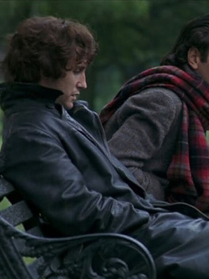 Paul McGann Withnail & I Marwood Black Leather Coat