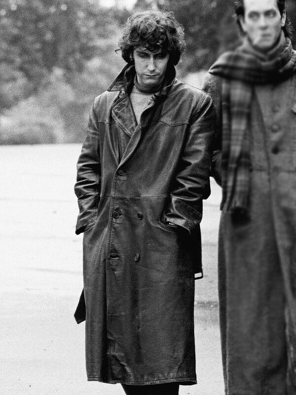 Paul McGann Withnail & I Marwood Black Leather Coat