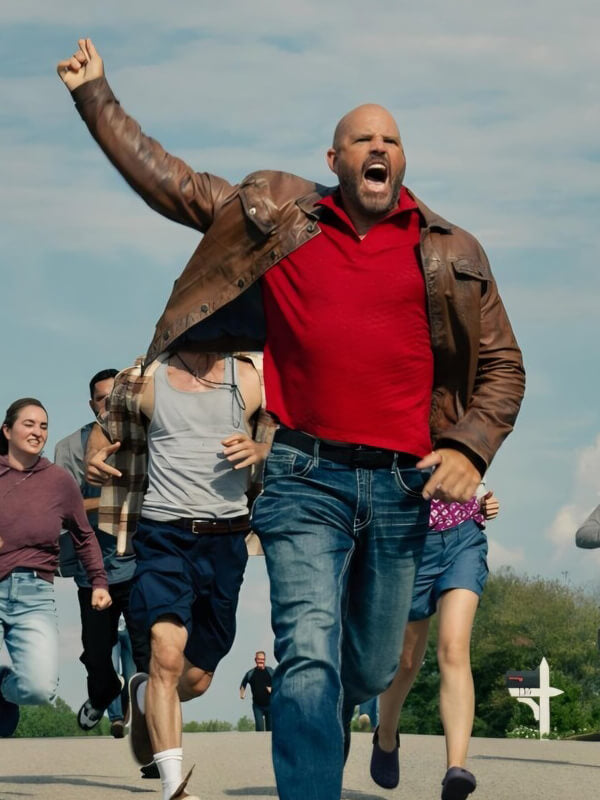 Peacemaker S02 Keith Smith Brown Leather Jacket