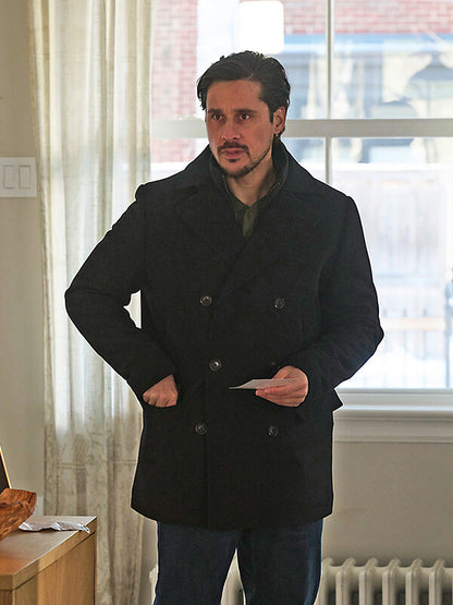 Peter Gadiot Memory Of A Killer S01 Dave Wool Coat