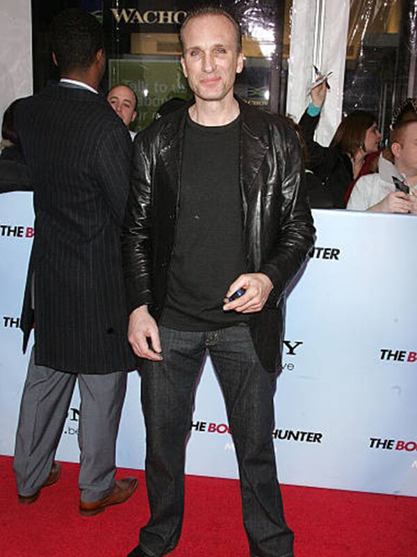 Peter Greene Black Leather Blazer