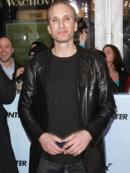 Peter Greene Black Leather Blazer