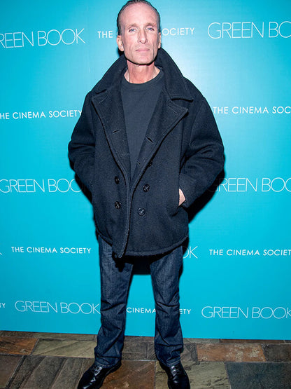 Peter Greene Blue Wool Coat