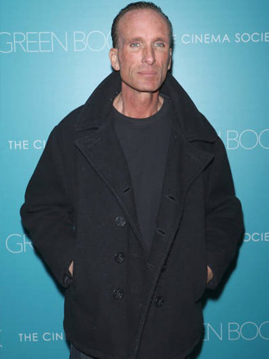 Peter Greene Blue Wool Coat