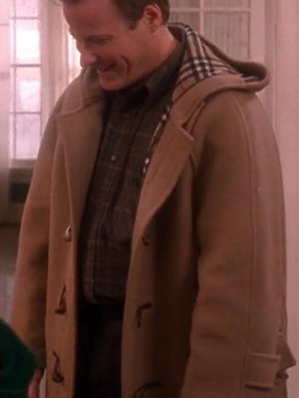 Peter Home Alone Brown Wool Duffle Coat