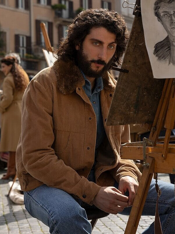 Pietro Castellitto The Big Fake 2026 Corduroy Jacket