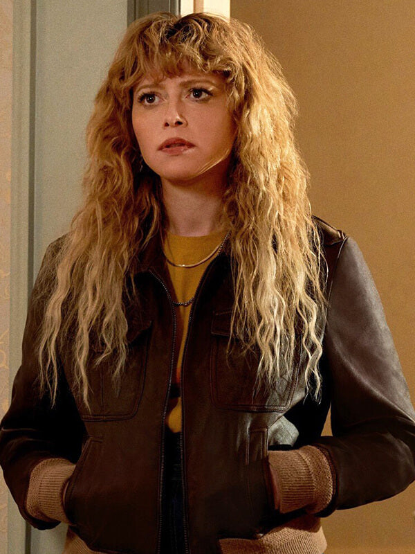 Poker Face S02 Charlie Cale Brown Leather Jacket