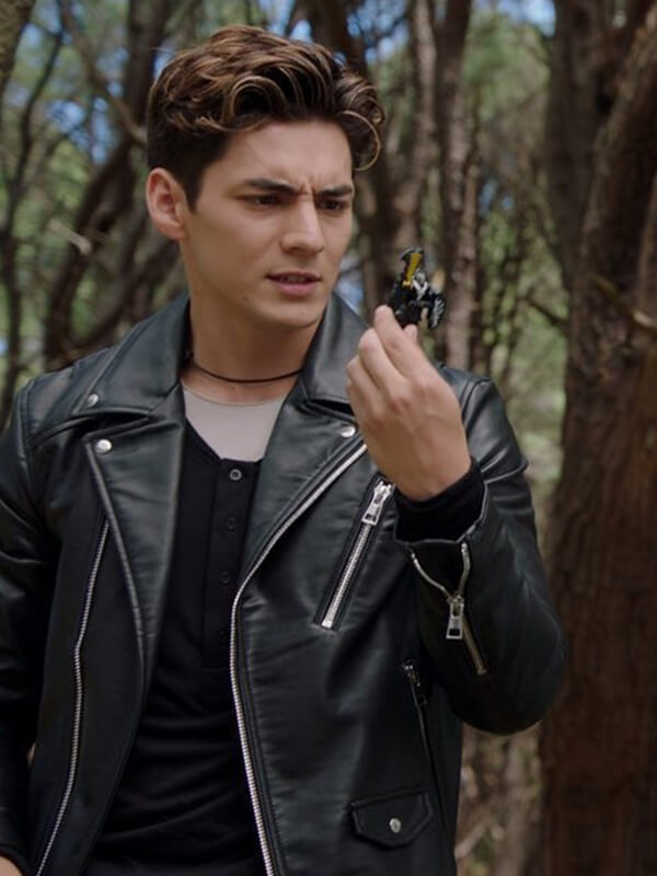 Power Rangers Dino Fury Javi Garcia Leather Jacket