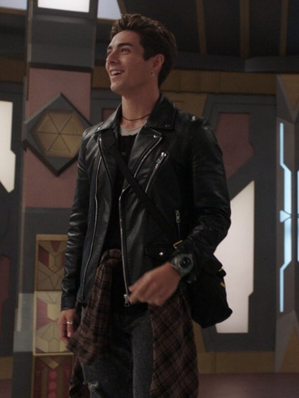 Power Rangers Dino Fury Javi Garcia Leather Jacket