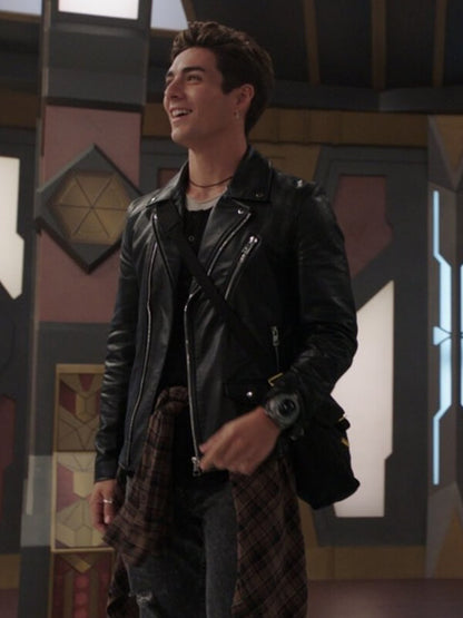 Power Rangers Dino Fury Javi Garcia Leather Jacket