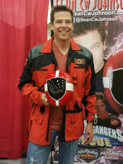 Power Rangers LightSpeed Rescue Carter Grayson Red Jacket