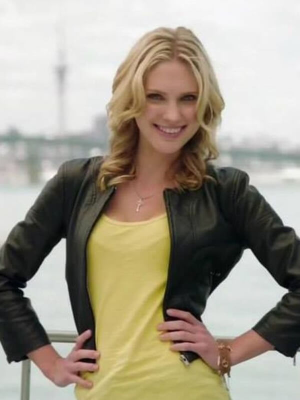 Power Rangers Megaforce Ciara Hanna Leather Jacket