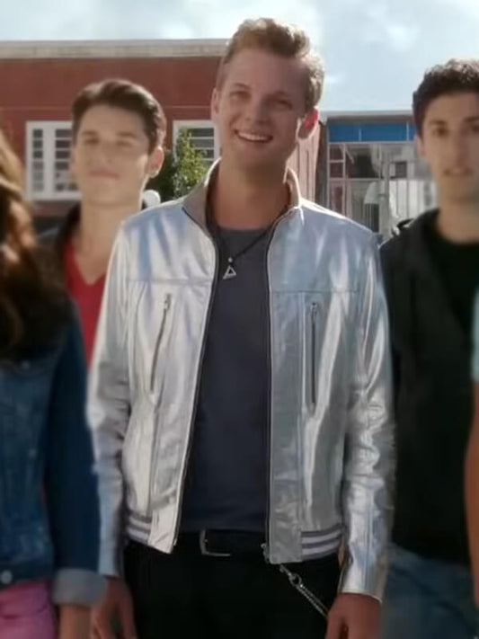 Power Rangers Megaforce Orion Silver Leather Jacket