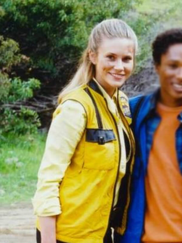 Power Rangers Wild Force Alyson Sullivan Yellow Vest