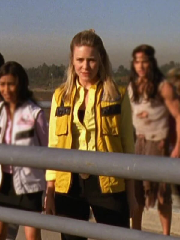 Power Rangers Wild Force Alyson Sullivan Yellow Vest