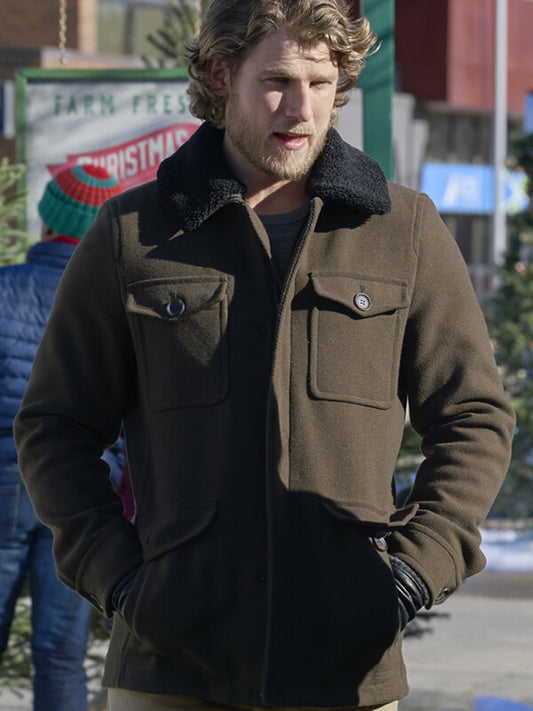 Project Christmas Wish Lucas Brown Wool Jacket