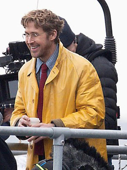 Project Hail Mary 2026 Ryan Gosling Yellow Leather Coat