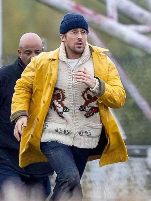 Project Hail Mary 2026 Ryan Gosling Yellow Leather Coat