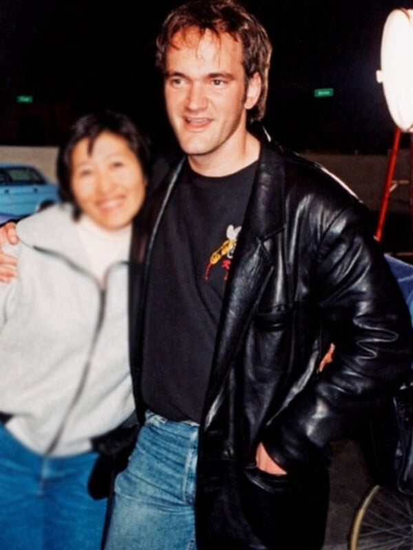 Quentin Tarantino Pulp Fiction Black Leather Coat