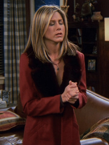 Rachel Green Friends S08 Jennifer Aniston Wool Coat