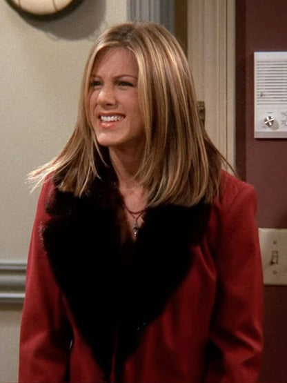 Rachel Green Friends S08 Jennifer Aniston Wool Coat