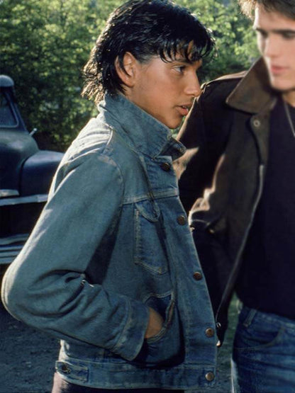 Ralph Macchio The Outsiders 1983 Blue Denim Jacket