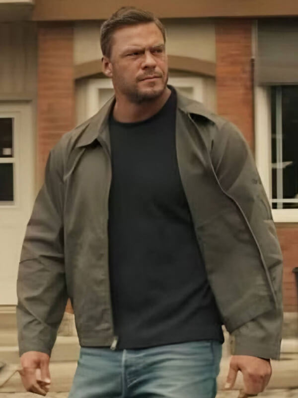 Reacher S02 Jack Reacher Gray Cotton Jacket