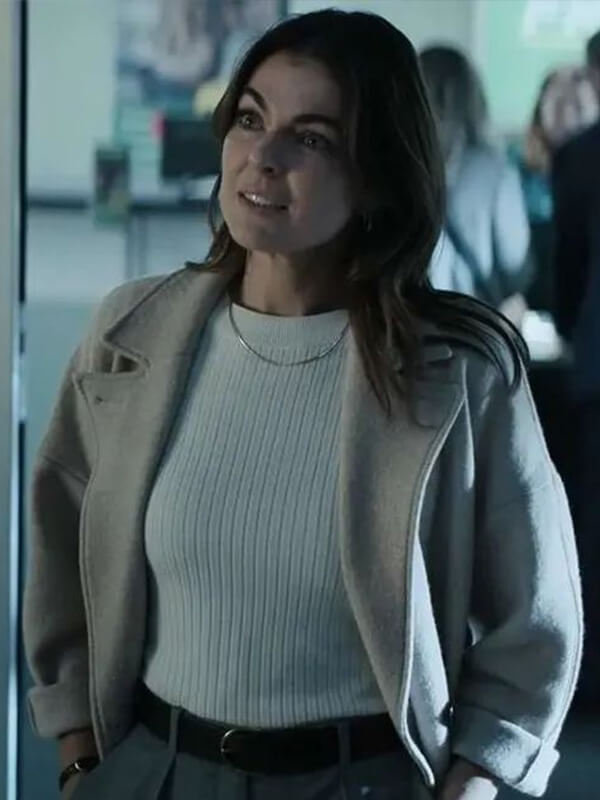 Reacher S02 Karla Dixon Wool Trench Coat