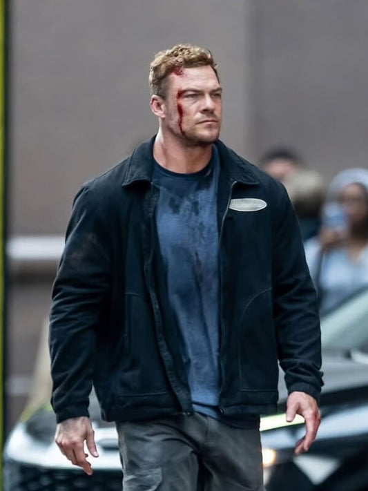 Reacher S04 Jack Reacher Black Cotton Jacket