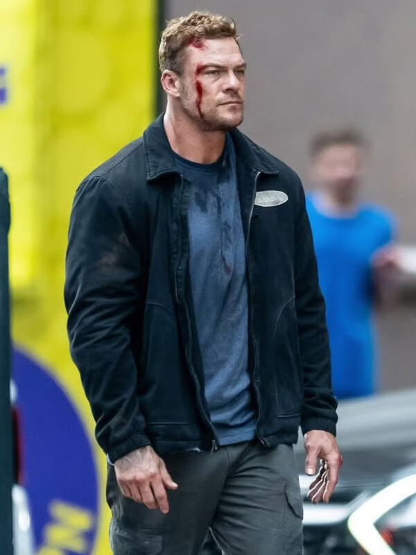 Reacher S04 Jack Reacher Black Cotton Jacket