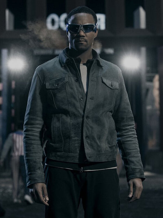 Reggie Franklin The Boys S05 Suede Leather Jacket