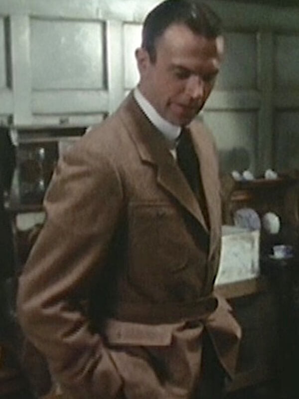 Reilly Ace Of Spies Sam Neill Brown Wool Coat
