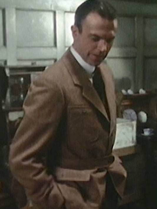 Reilly Ace Of Spies Sam Neill Brown Wool Coat