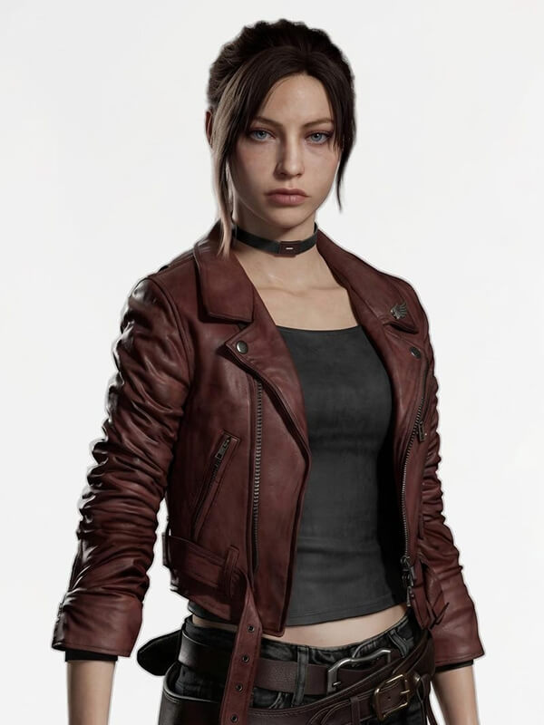 Resident Evil Code Veronica Claire Redfield Leather jacket