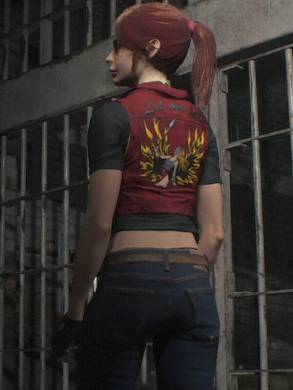Resident Evil Code Veronica Claire Redfield Red Vest