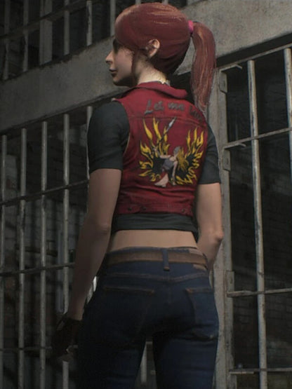 Resident Evil Code Veronica Claire Redfield Red Vest