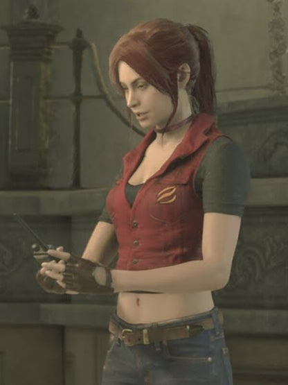 Resident Evil Code Veronica Claire Redfield Red Vest
