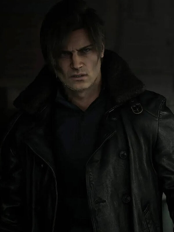 Resident Evil Requiem Leon Kennedy Leather Jacket