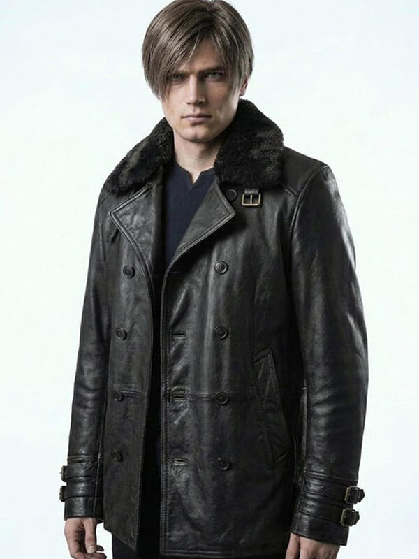 Resident Evil Requiem Leon Kennedy Leather Jacket