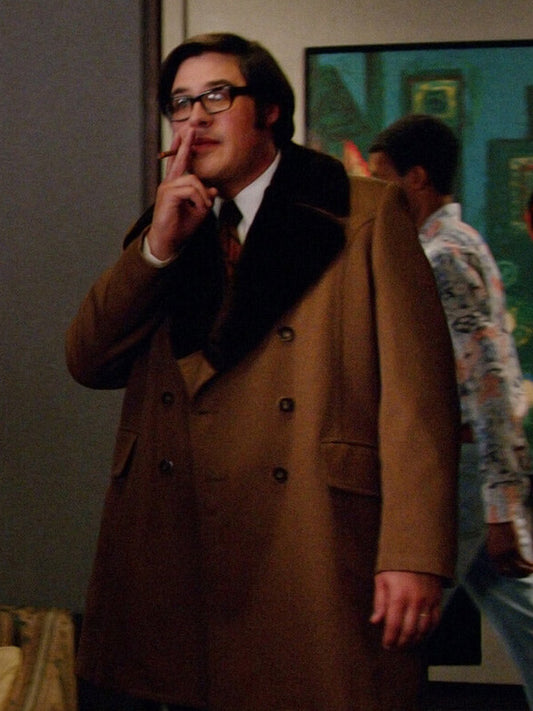 Rich Sommer Mad Men Harry Crane Wool Shearling Coat