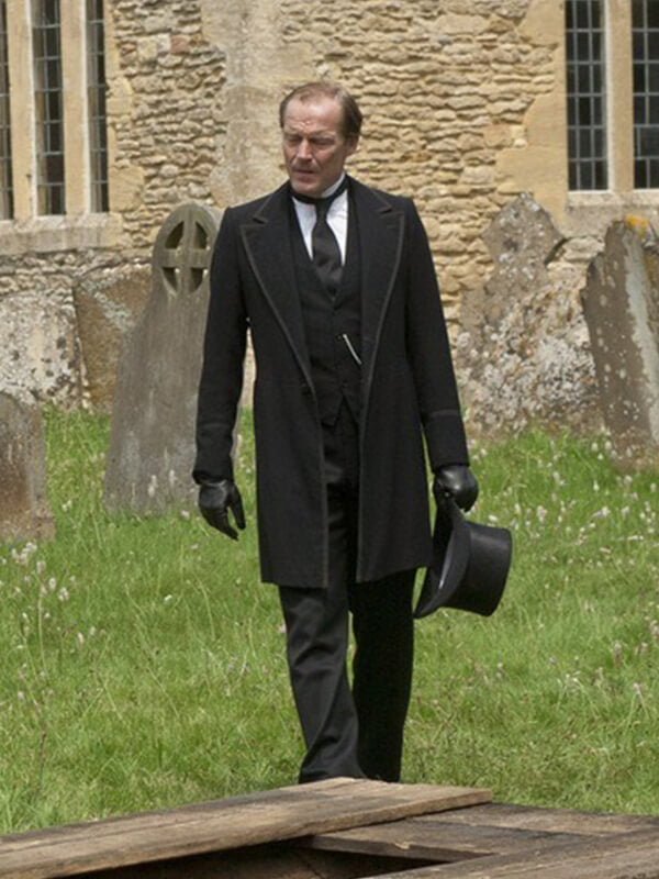 Richard Carlisle  Downton Abbey S02 Black Wool Coat