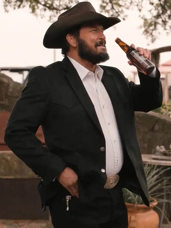 Rip Wheeler Dutton Ranch S01 Black Suede Blazer